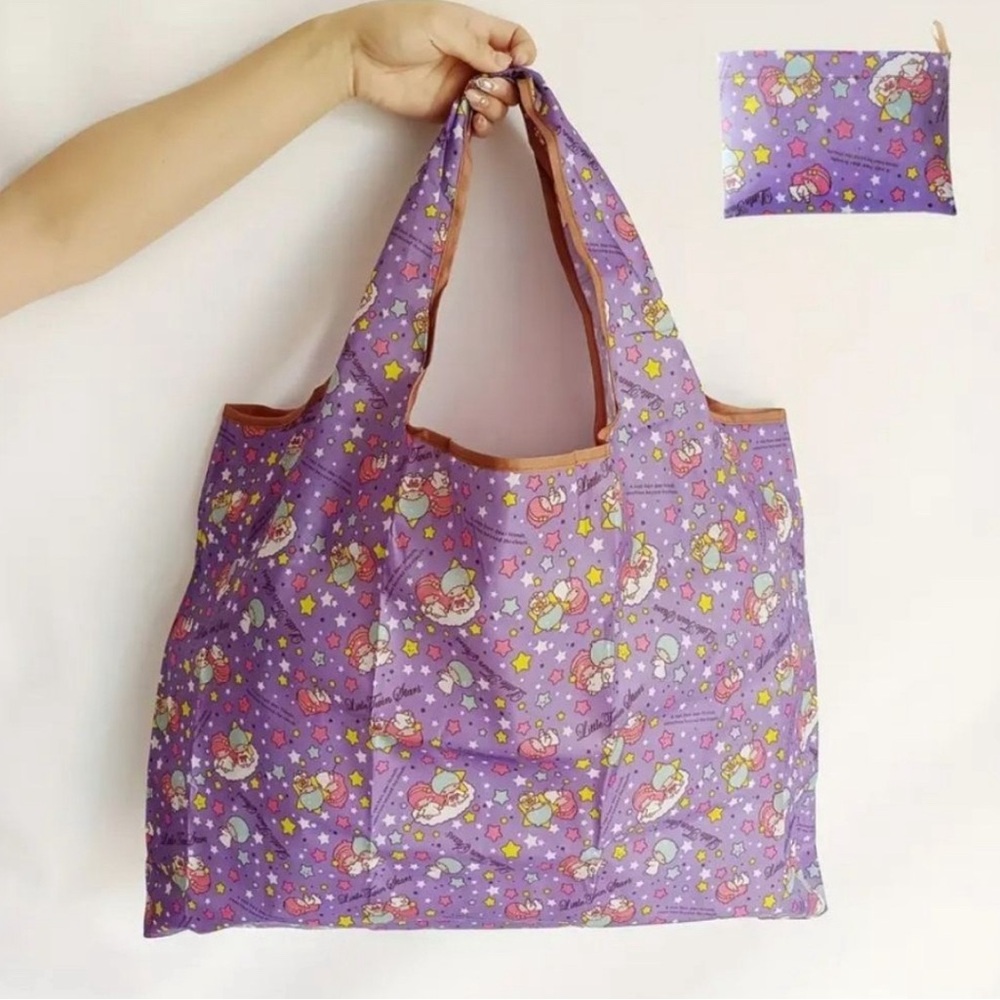 Big A$$ ToteβΌοΈ Purple Little Stars Tote, NWT - Picture 2 of 4